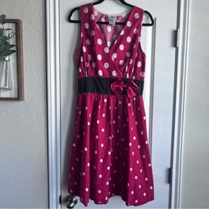Disney Cruise line Minnie Mouse polka dot retro style dress Halloween costume